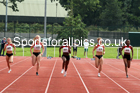 Women and Girls 100 metres, 2021 North Eastern Track and Field Champs., Middesbrough. Photo: David T. Hewitson/Sports for All Pics